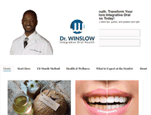 Tablet Screenshot of drjwinslow.com